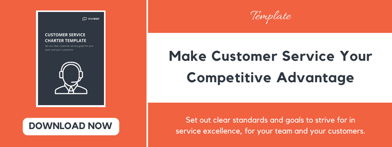 customer service charter template download cta woveon