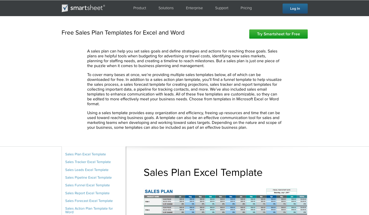 online sales-cmo-marketing-plan-templates smartsheet