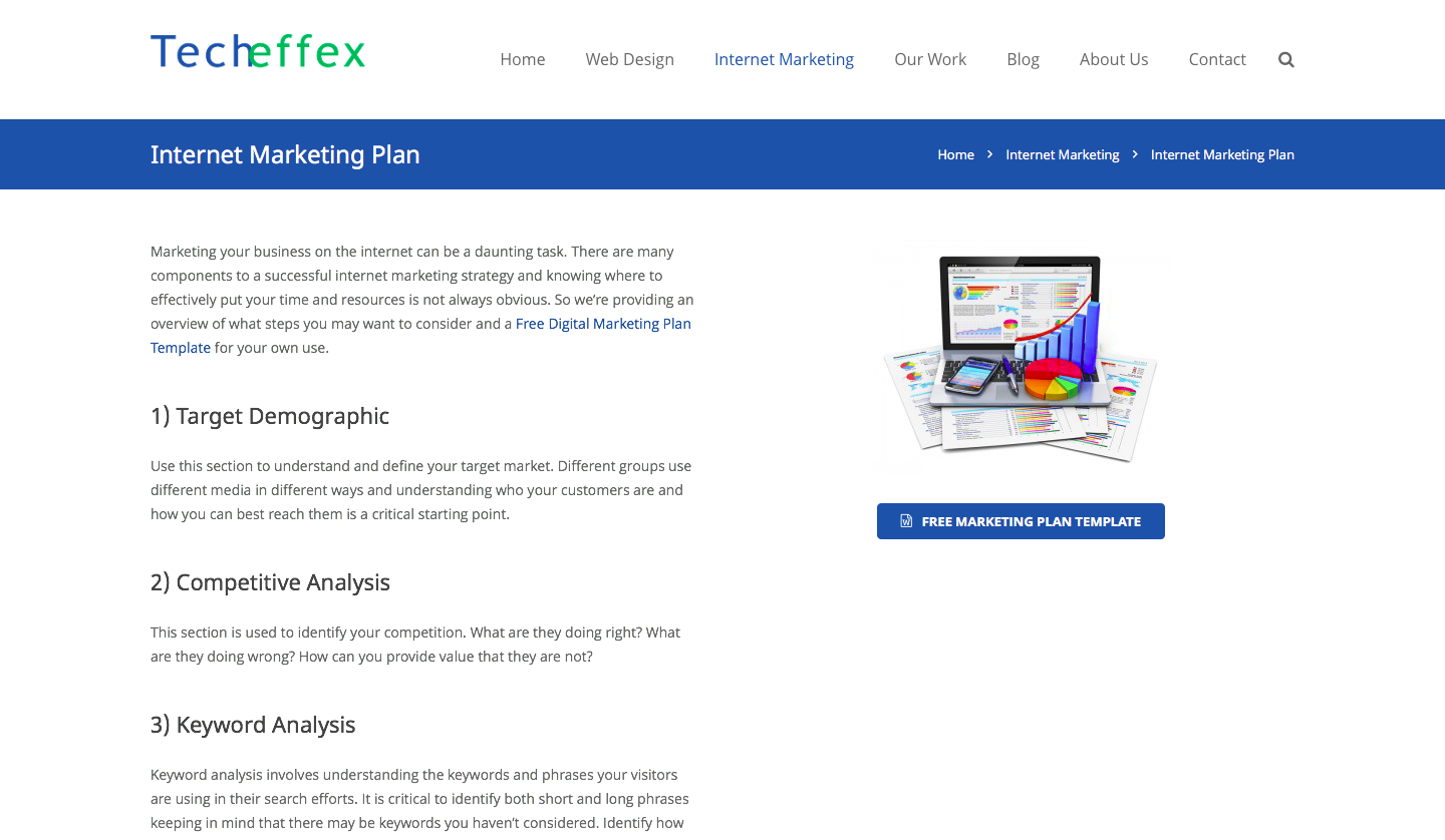 Techeffex Internet Marketing Plan Templates -cmo-marketing strategy-woveon