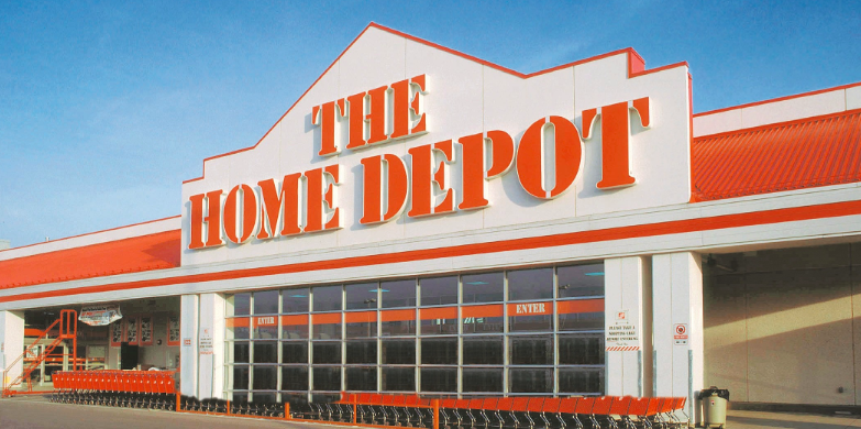 home depot building entrance