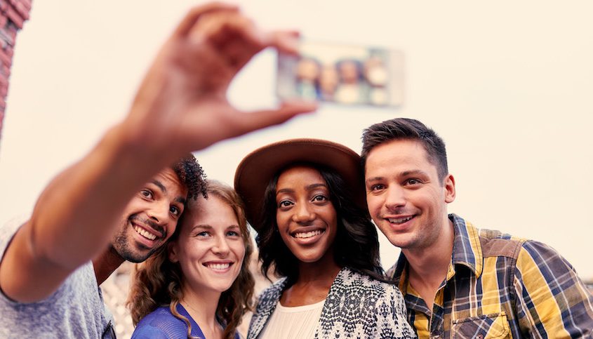 millenial group of friends on targeting customer experience