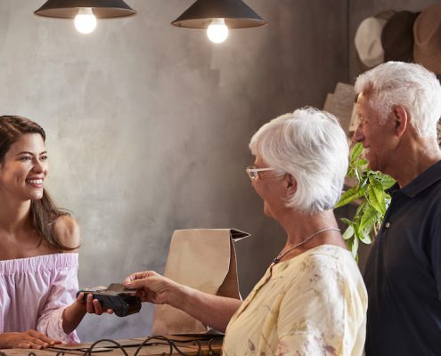 Senior Customer Cashless Payment