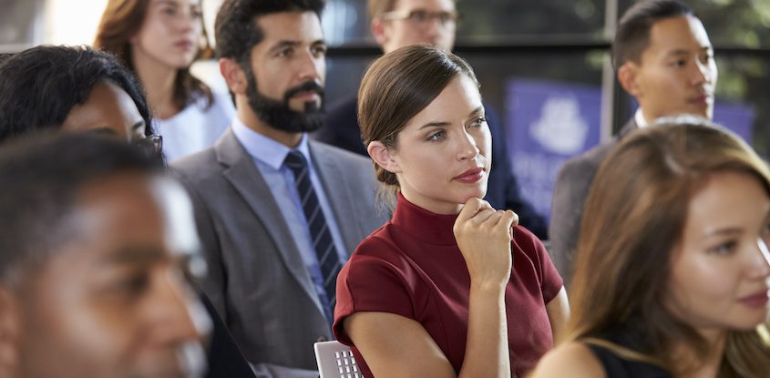 audience at seminars and webinar